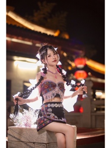哈尼服云南丽江旅拍少数民族服饰摄影精品套装长短款舞蹈演出