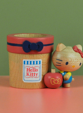 jeancard木质桌面盆器卡通