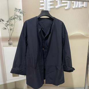 圆领假两件宽松百搭上衣风衣外套女 新款 丽贝卡25001正品 2025春季