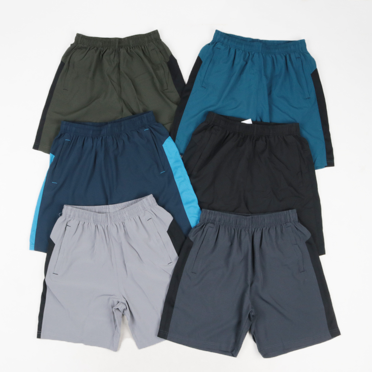 短裤运动休闲双拉链口袋短裤