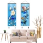 Hoa Sen hiện đại Tranh vải Phòng khách Sofa Nền Tường Trang trí Tranh Nhà hàng Tấm thảm Tường Tranh Bức tranh tường Treo Vải - Tapestry tranh thảm treo tường
