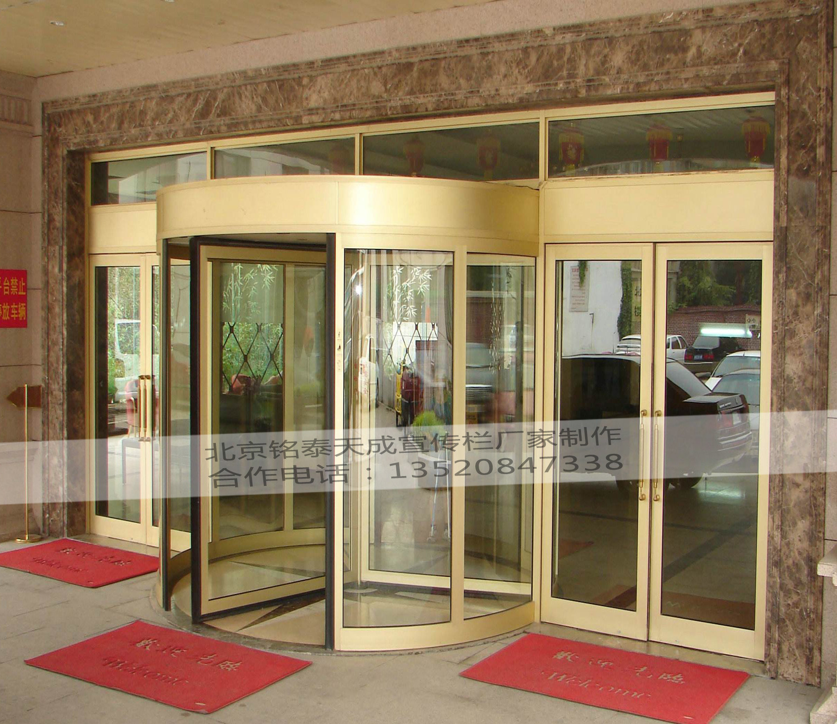 不锈钢平开弧形感应门钢化玻璃自动推拉移门厂家直销