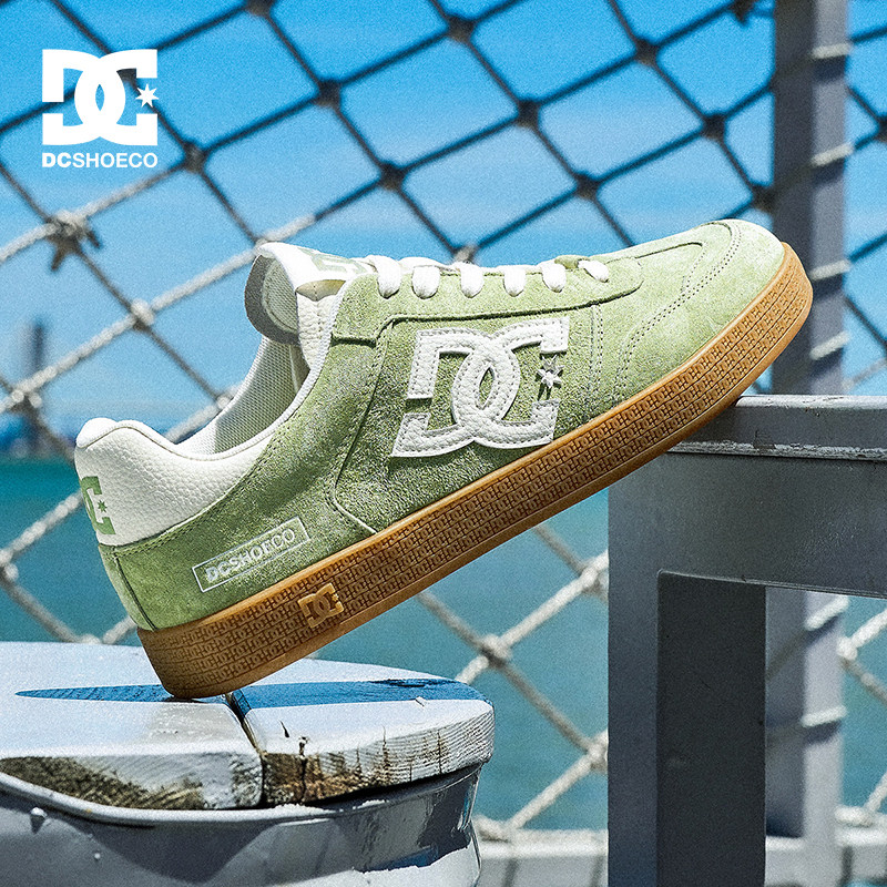 DC SHOES GAT 休闲鞋男夏季透气德训鞋情侣牛油果绿鞋子软底男鞋