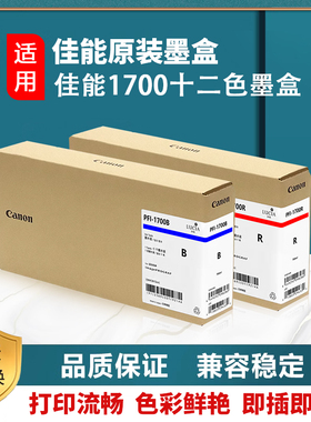 适用 佳能 CANON Pro2000/4000/6000/6100原装墨盒 PFI-1700墨盒