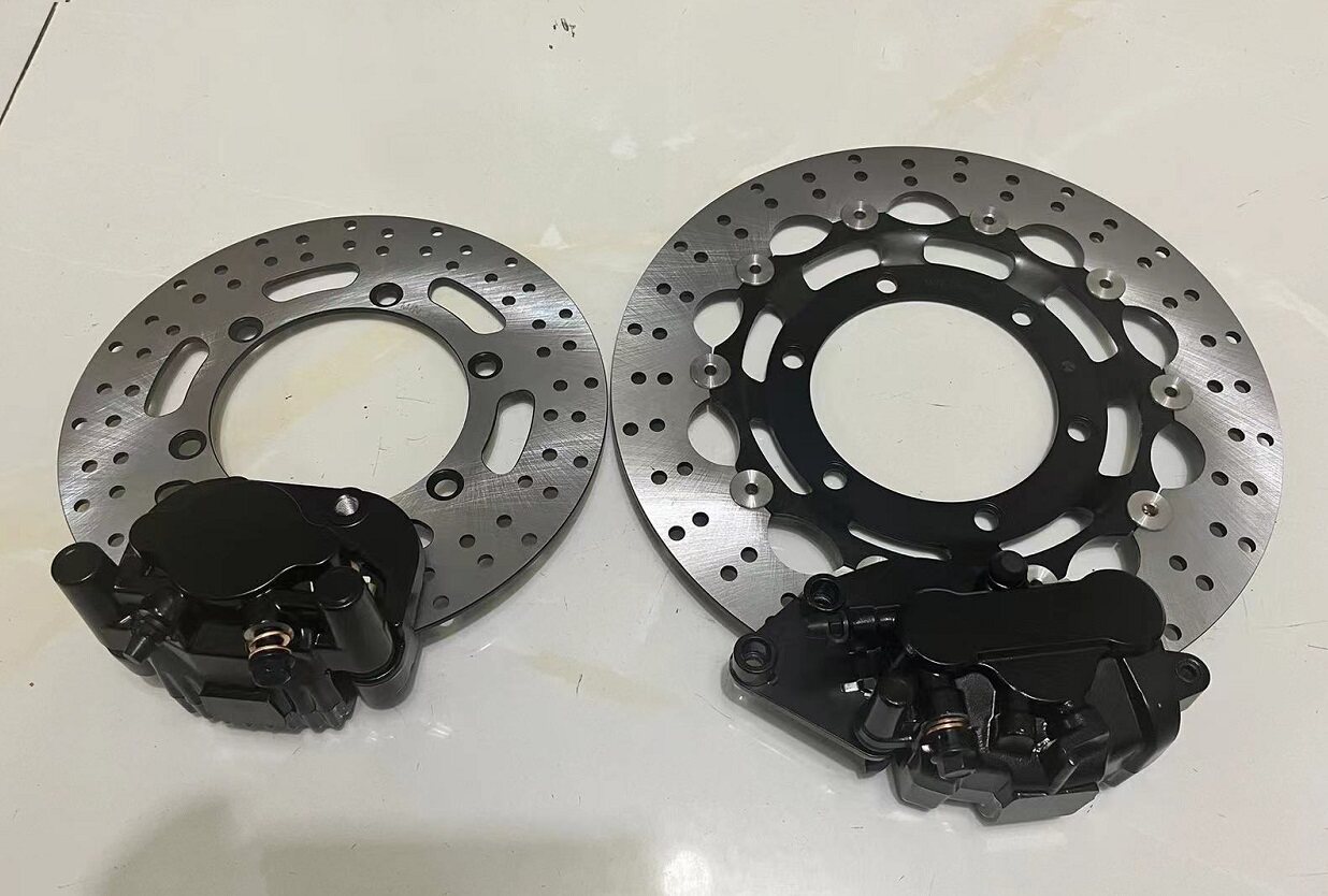 长江400 650bobbie摩托车刹车盘 碟刹盘  刹车泵 卡钳 碟刹盘