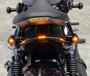 长江400 700bobbie改装LED流水灯带  转向灯 刹车灯 尾灯 警示灯