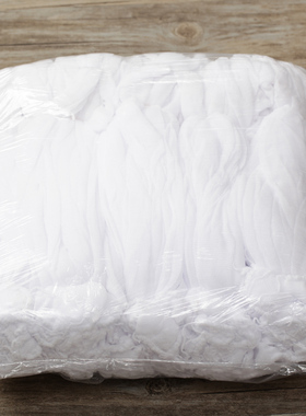 一次性袜子 100双白色黑色溜冰场儿童乐园早教汗蒸专用一次性袜套