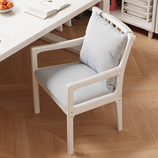 实木学习椅靠背座椅学生写字椅家用书桌椅子办公椅餐椅扶手电脑椅