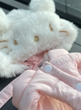 PPPIG KT轻薄防水棉服套装 博美马尔济斯约克夏西高地宠物服饰
