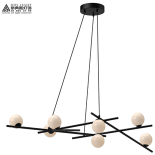 设计师高定现代简约客厅吊灯轻奢创意球形装饰艺术灯具高级感