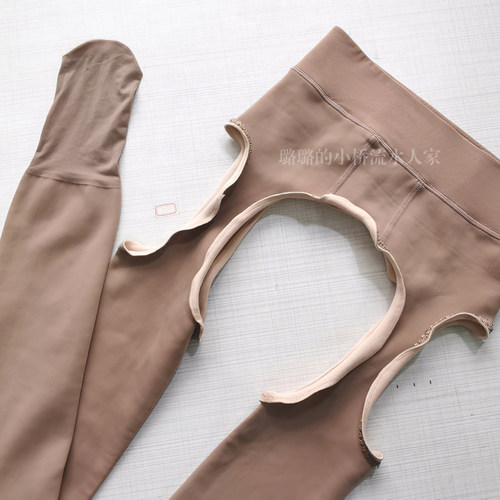 性感四面吊带透气连裤袜加绒