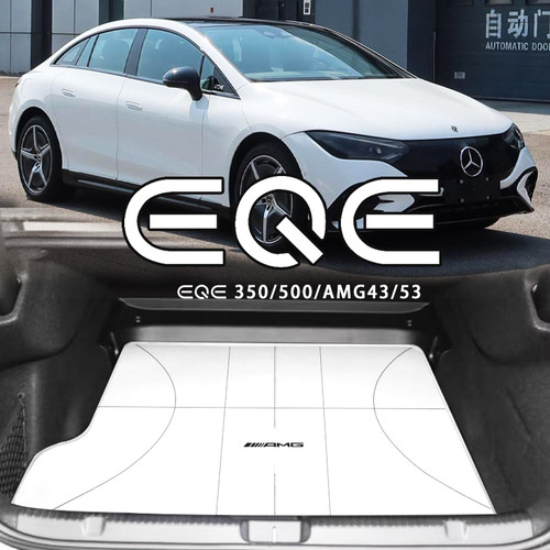 适用于奔驰EQE后备箱垫 2022款eqe350 eqe500专用amg53防水尾箱垫