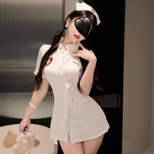 隐欲goddes「流苏」护士服制服网红主播性感角色扮演空姐秘书套装