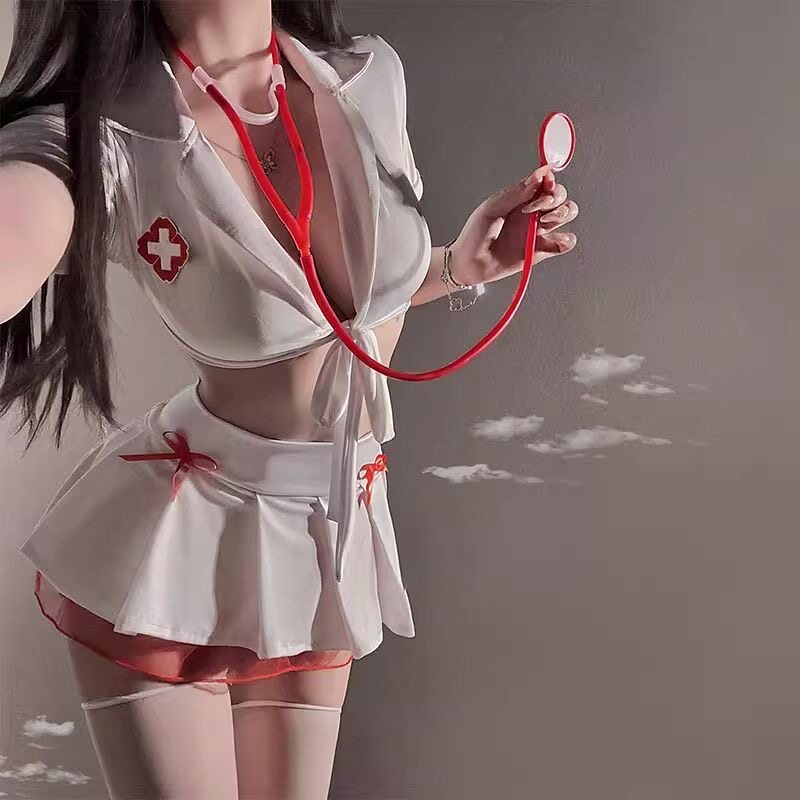 隐欲 qqny「星软」护士服制服性感秘书空姐套装网红主播角色扮演
