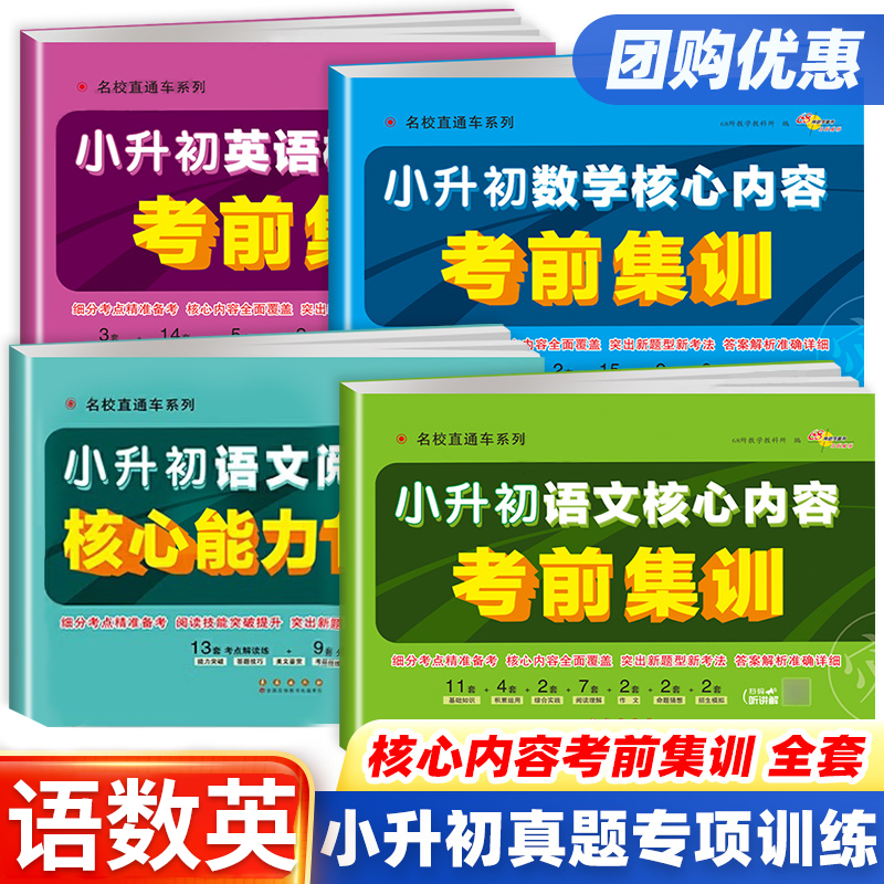 小学名校直通车核心内容考前集训