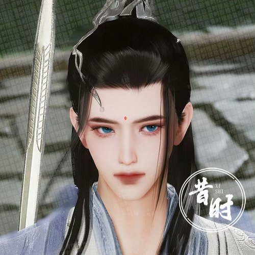 剑三捏脸成男写实无界手游端游剑三网3脸型 纯阳道长禁欲冷淡男神