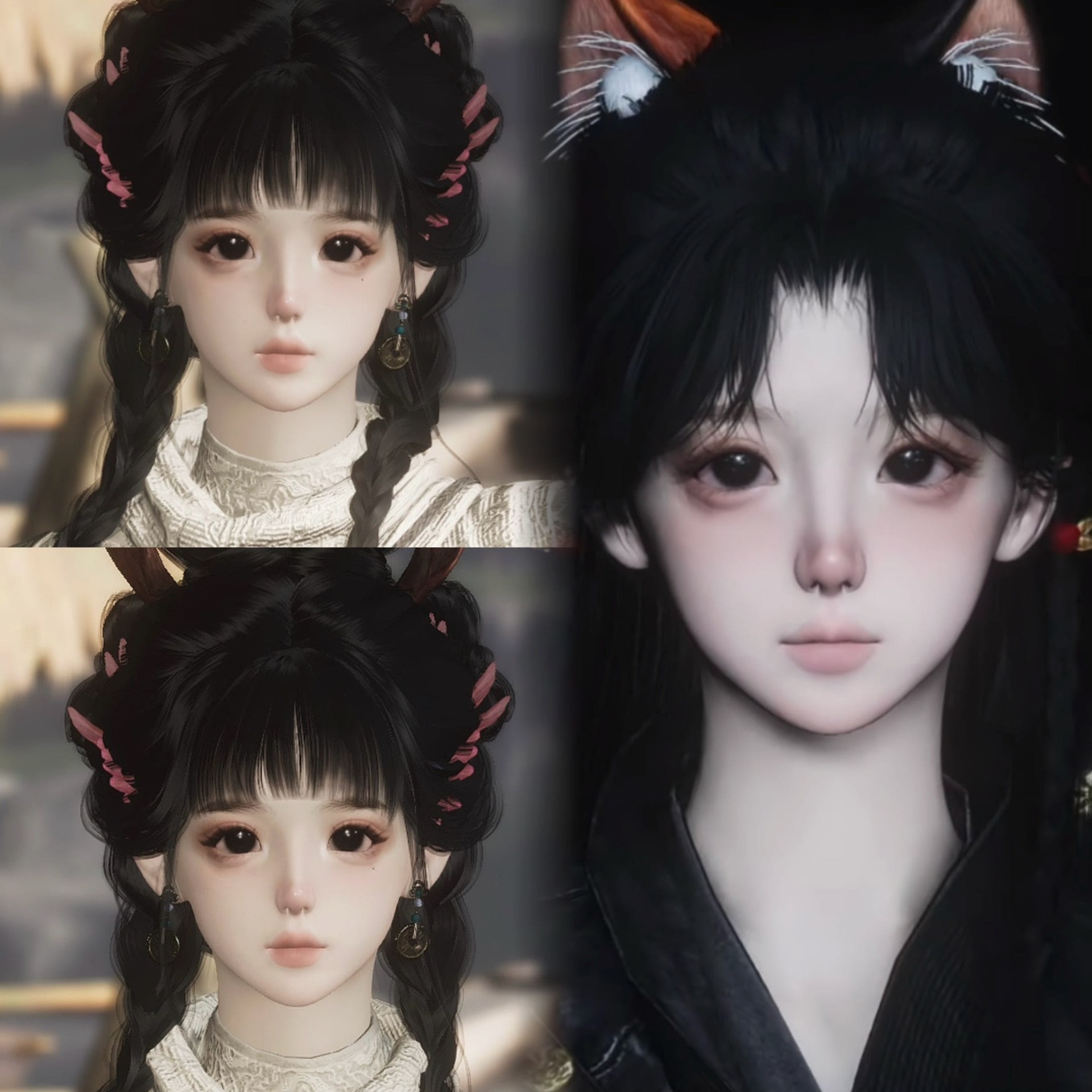 发二 08 07 倒拔椰杨俚 燕云十六声捏脸女 端游手游通用