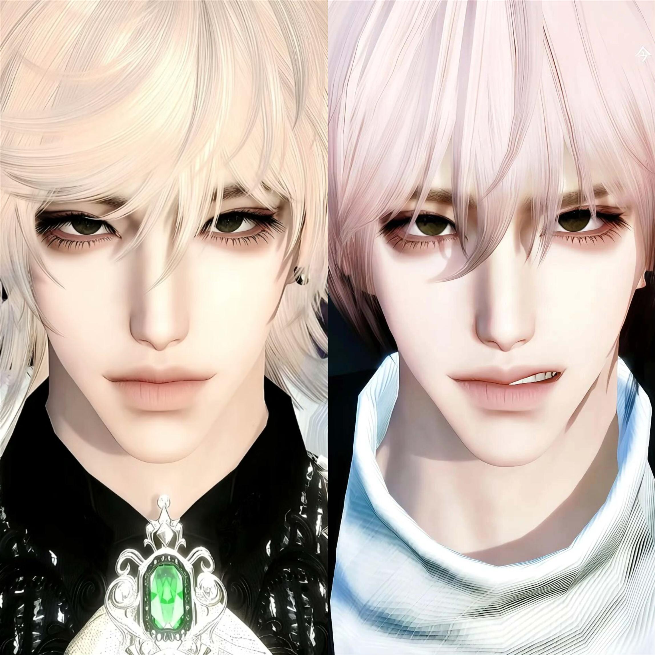 2款 阿怒 Villain反派 逆水寒手游捏脸男通用