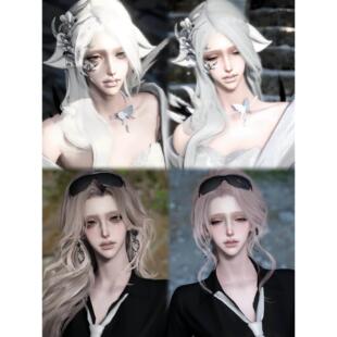 4款 pp56&pp56日常版 屁屁pipi 逆水寒手游捏脸女通用 新世界