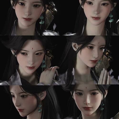 发2 风拂面 惊鸿 燕云十六声捏脸女 端游手游通用