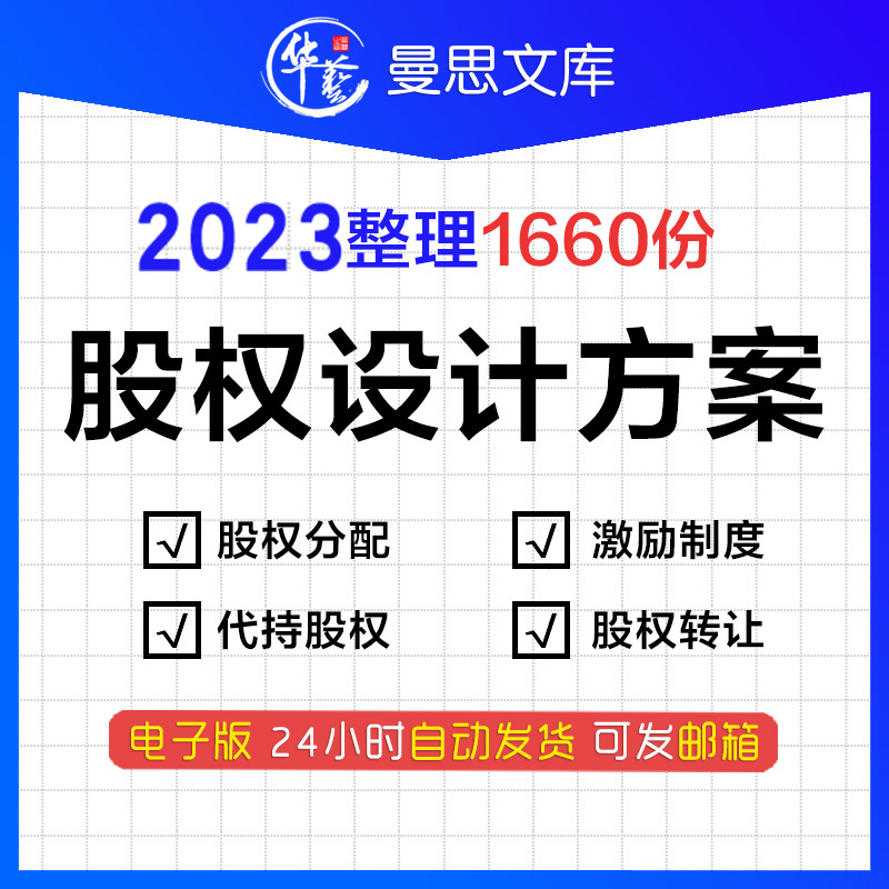 股权设计分配融资转让收购认购变更投资众筹方案与激励合伙制退出