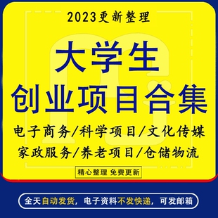 大学生创业计划书模板范文ppt商业策划项目比赛创业项目精品案例w