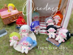 10cm无属性原创棉花娃娃 现货 缺牙巴