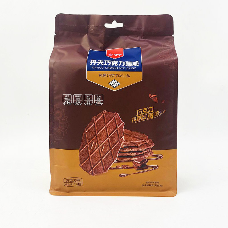 丹夫巧克力薄脆110g袋装芝士