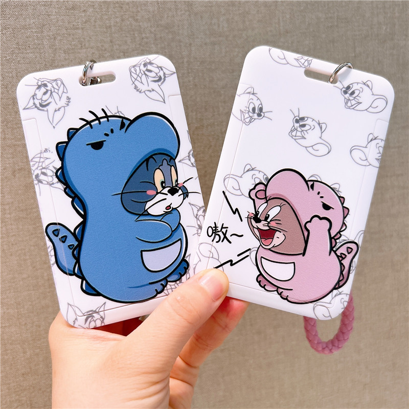 情侣卡套猫和老鼠学生校园卡胸牌