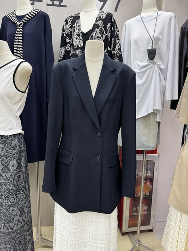 摩登mdeng韩版设计感洋气收腰西装外套女25秋季新款百搭西服W995