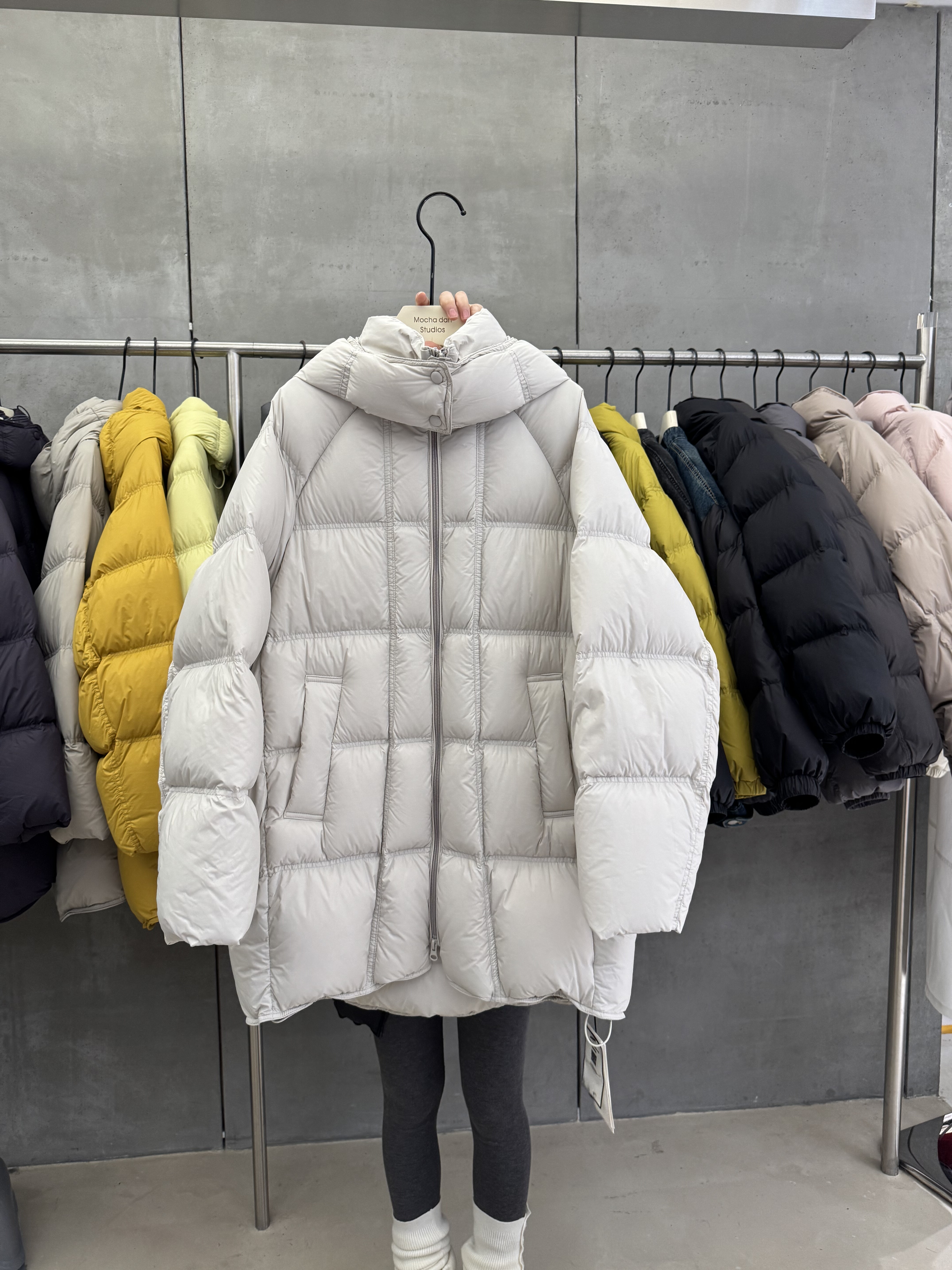 Der.moookka韩系中长款连帽加厚宽松90白鸭绒羽绒服女加厚外套潮,女装/女士精品,羽绒服,淘宝优惠券,粉丝福利购,淘宝优惠卷