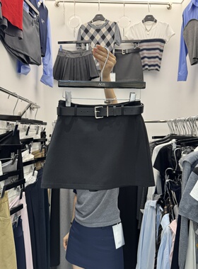 ACS韩系高腰西装半身裙女秋季2025新款百搭显瘦A字包臀裙气质短裙