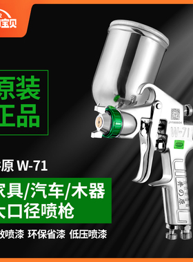 正品井原油漆喷枪W-71乳胶漆钣金汽车面漆家俱喷漆工具气动喷漆枪