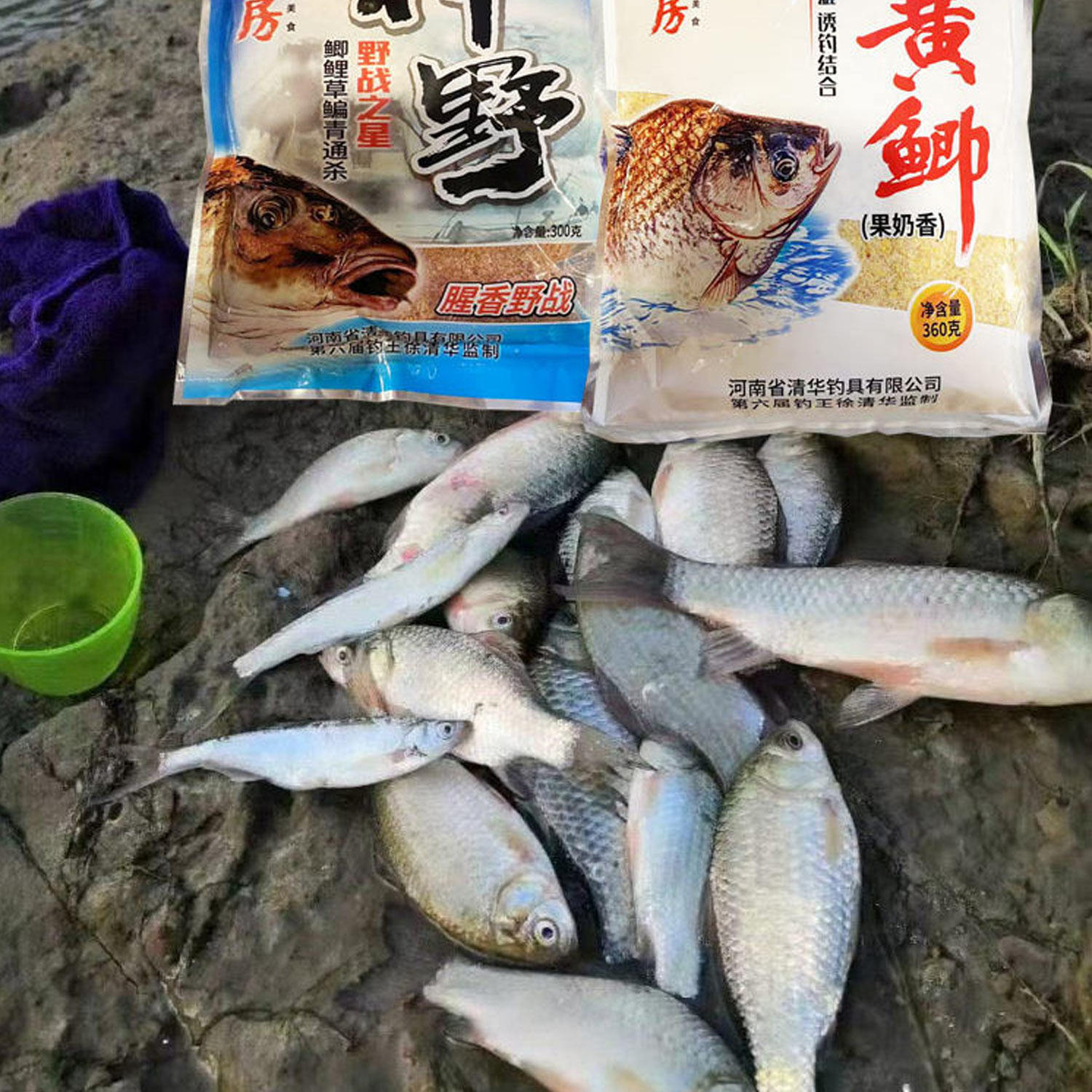 鱼膳房正品大黄鲫果奶香鲫鱼鲤鱼神野千里香谷麦饵黑坑钓鱼食饵料