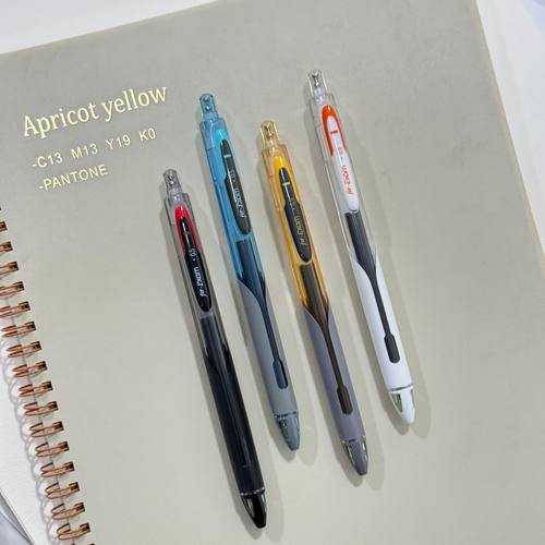 点石5A考试笔按动中性笔0.5黑色水笔学生用高考中考考研双珠批发