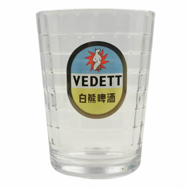 白熊原装杯 120ML进口白熊轻奢高颜值啤酒杯 加厚平底专用杯 套装