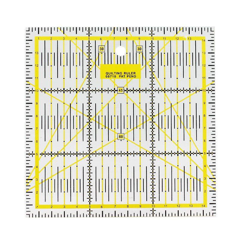 DIY缝纫拼布工具正方形 拼布尺 缝纫尺 15*15CM服装尺 尺子,居家布艺,尺子,淘宝优惠券,粉丝福利购,淘宝优惠卷