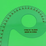 Версия одежды масштабных масштабов 6040 Общедоступная адаптива Правитель Маунтин 6 -Шарктер Прозрачный изогнутый 40 см сортированной линейки