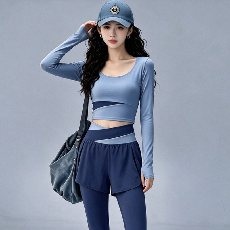 塑炎瑜伽普拉提套装女显瘦提臀