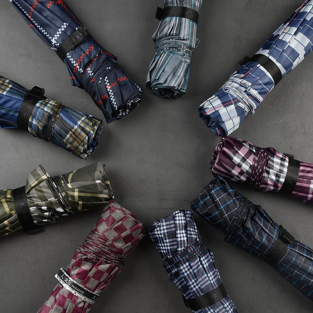 19新品天堂伞英伦格子男女通用加大商务伞钢骨三折雨伞手动折叠伞,居家日用,伞,淘宝优惠券,粉丝福利购,淘宝优惠卷