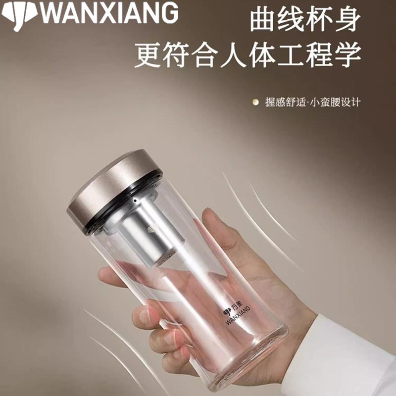 玻璃杯单层加厚大容量便携