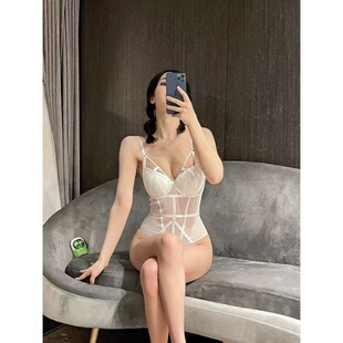 塑身衣连体内衣性感束身衣收腹燃脂美体塑形衣服女小胸聚拢文胸