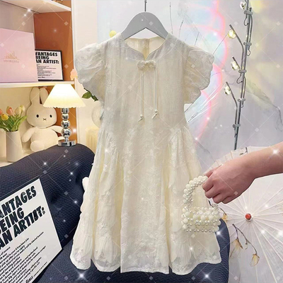 女童旗袍中国风夏季连衣裙