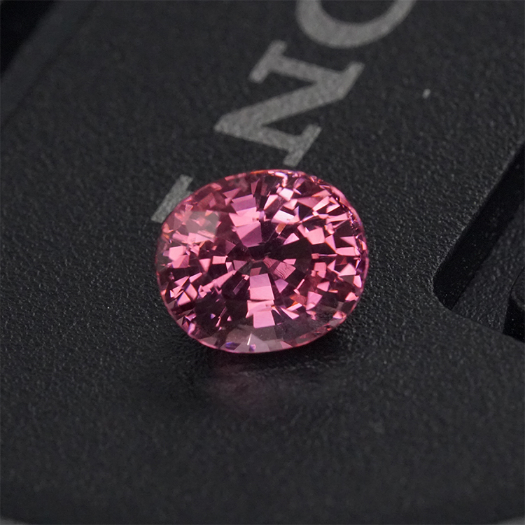 2.69CT缅甸天然莲花色尖晶石裸石彩色宝石戒面