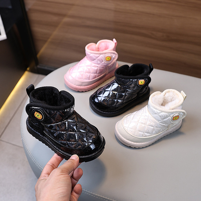 冬季儿童雪地靴男童冬鞋防水女童短靴加绒中小童宝宝棉鞋防滑靴子,童鞋/婴儿鞋/亲子鞋,雪地靴,淘宝优惠券,粉丝福利购,淘宝优惠卷