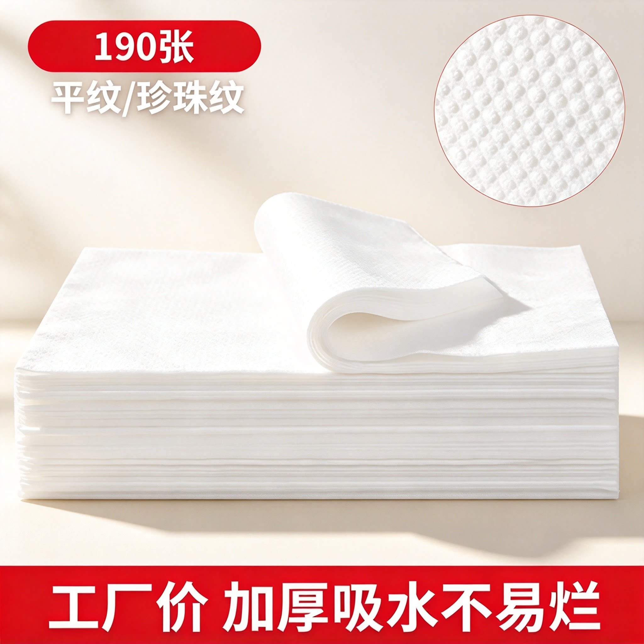 一次性毛巾足疗无纺布按摩擦脚纸美容院木浆足浴巾美甲垫巾理发布