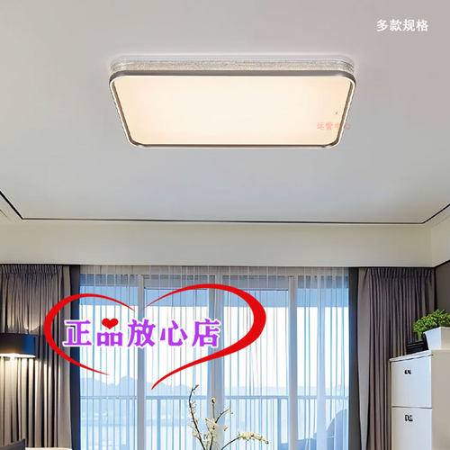 伯克丽吸顶灯思耀系列现代轻奢灯客厅餐厅卧室书房灯全光谱语音灯