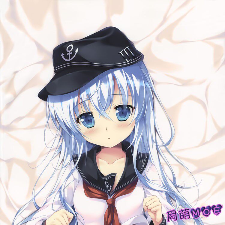 舰队collection 响 萝莉 みけおう 动漫等身抱枕 2wt抱枕套