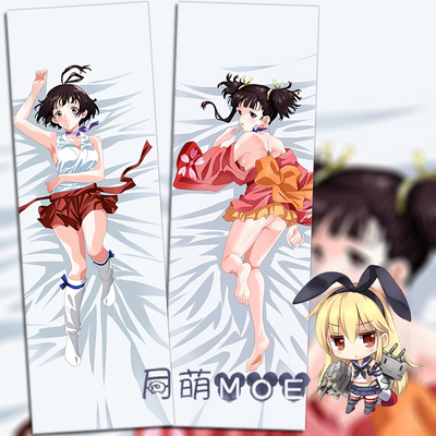 动漫 双面等身抱枕 甲铁城的卡巴内利 无名 靠枕方枕 2wt抱枕套