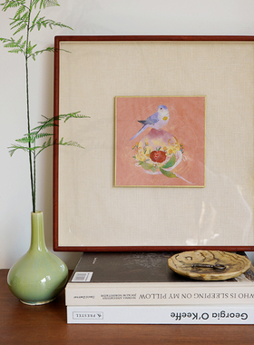 福寿三多 中式开运手工实木鎏金悬浮装饰画玄关客厅招财风水挂饰